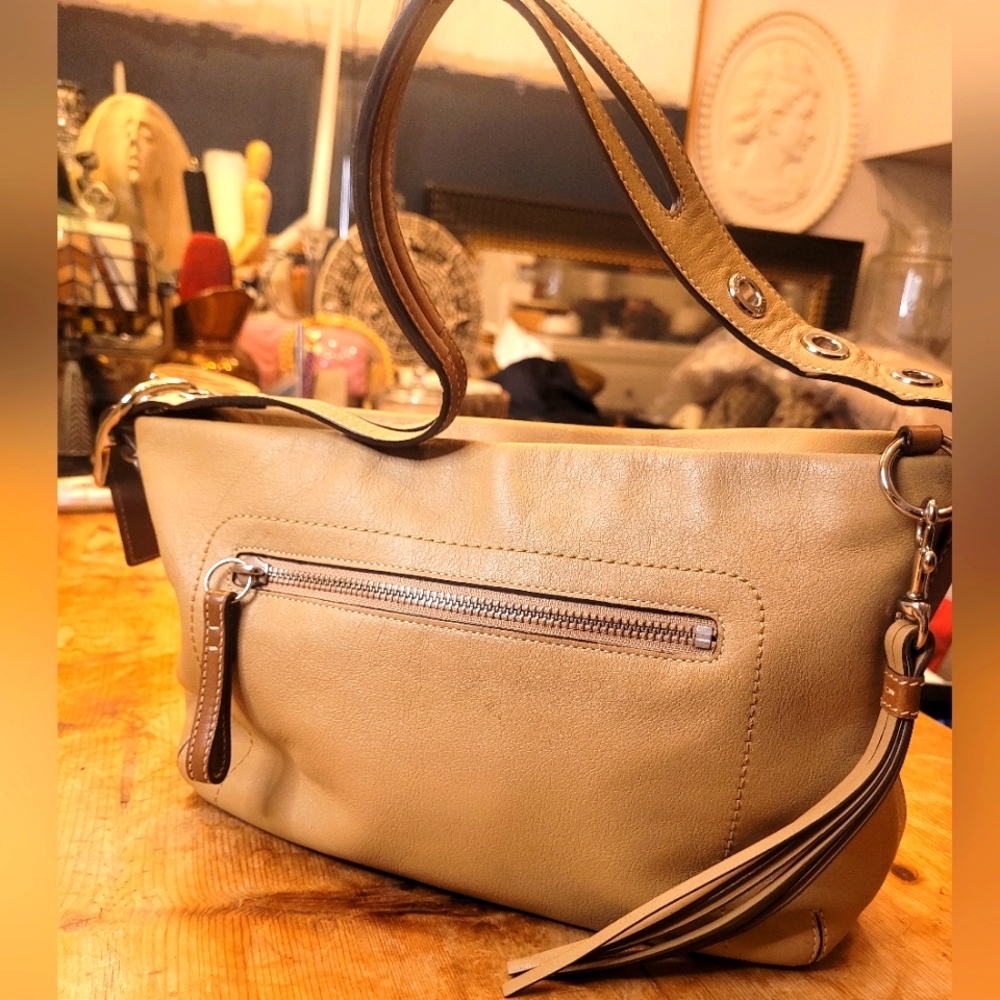 COACH Soho Pebble Leather Vintage Hobo Bag